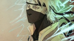 Lightning red eyes masks naruto shippuden kakashi hatake 