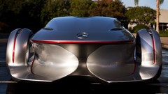 Lightning silver cars arrows Mercedes-Benz back view