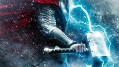 Lightning storm hammer chris hemsworth thor thor the dark world 