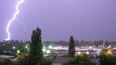 Lightning storm HDR Photography