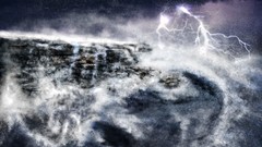 Lightning storm HDR Photography