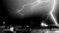 Lightning storm HDR Photography
