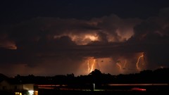 Lightning storm HDR Photography