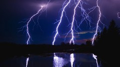 Lightning storm HDR Photography