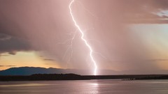 Lightning storm waterscapes