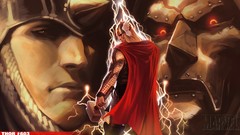 Lightning thor loki marvel comics