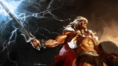 Lightning Warriors Masters of the Universe Swords fan art