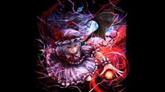 Lightning wings dress hats Vampires red eyes bracelets blue 