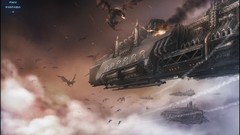 Lightning wings flying spaceships vehicles artwork pixiv 