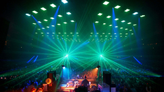 Lights band concert Lasers