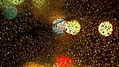 Lights Blur water drops