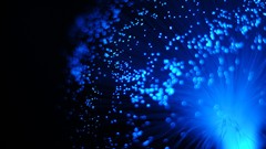 Lights bokeh blue light