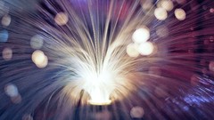 Lights bokeh optical fiber