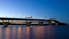 Lights Bridges architecture reflections