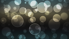 Lights bubbles bokeh