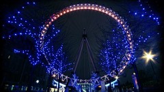 Lights bulbs Amusement Park ferris wheels