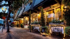 Lights California City Lights colors USA houses cities san 