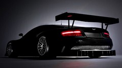 Lights cars Aston Martin vehicles black cars