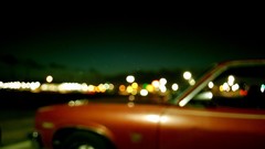 Lights cars blurred red cars