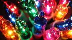 Lights Christmas close-up