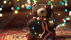 Lights Christmas stuffed animals