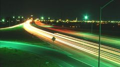 Lights City long exposure