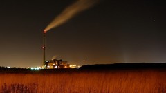 Lights cityscapes factories