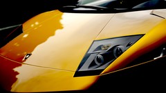 Lights close-up Lamborghini