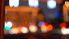 Lights colors blurred out of focus