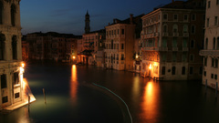 Lights dusk venice