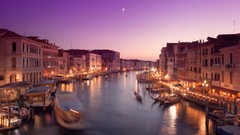 Lights evening Italy venice architecture rivers
