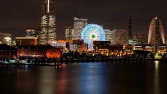 Lights Japan cityscapes yokohama nightlife