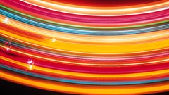 Lights multicolor reflections