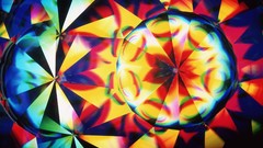 Lights multicolor reflections