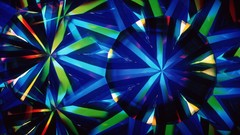 Lights multicolor reflections