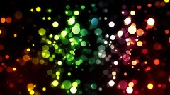 Lights rainbows bokeh blurred