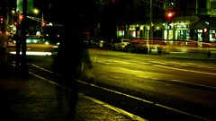 Lights roads night city Boston cities