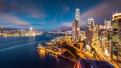 Lights Skyscrapers cities