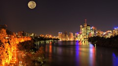 Lights Skyscrapers city night