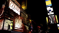 Lights Times Square night city