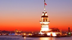 Lights Turkey Istanbul cities cityscapes bosphorus