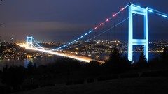 Lights Turkey Istanbul cities cityscapes bosphorus