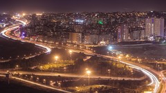 Lights Turkey Istanbul cities cityscapes bosphorus