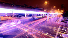 Lights urban long exposure