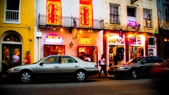 Lights urban new orleans streetlamps Mardi Gras