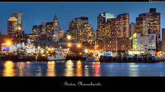 Lights water buildings City