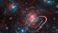 Line light abstract graphics 3d outer space light trails