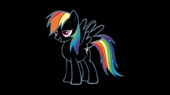 Line my little pony rainbow dash
