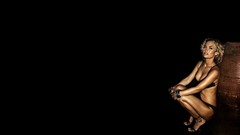 Lingerie blondes boobs woman