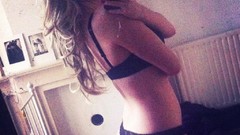 Lingerie blondes boobs woman